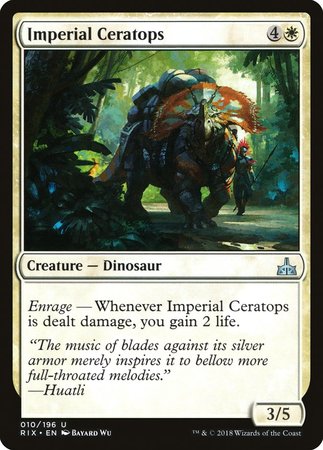 Imperial Ceratops [Rivals of Ixalan] | Exor Games Bridgewater