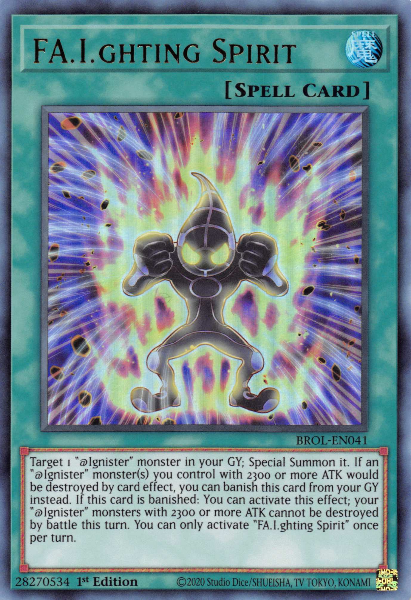 FA.I.ghting Spirit [BROL-EN041] Ultra Rare | Exor Games Bridgewater
