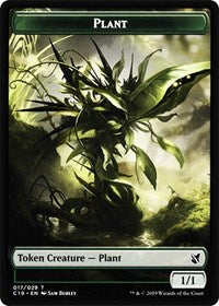 Plant // Morph Double-sided Token [Commander 2019 Tokens] | Exor Games Bridgewater