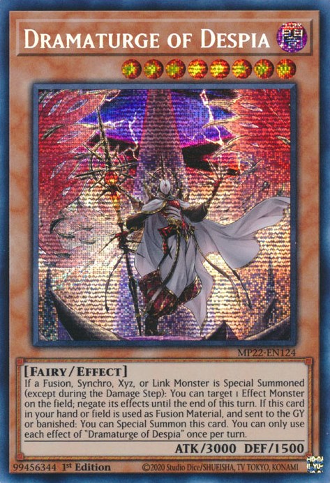 Dramaturge of Despia [MP22-EN124] Prismatic Secret Rare | Exor Games Bridgewater