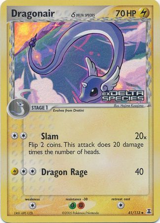 Dragonair (41/113) (Delta Species) (Stamped) [EX: Delta Species] | Exor Games Bridgewater