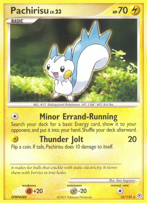 Pachirisu (35/130) [Diamond & Pearl: Base Set] | Exor Games Bridgewater