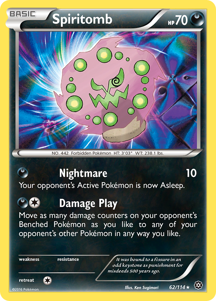 Spiritomb (62/114) [XY: Steam Siege] | Exor Games Bridgewater