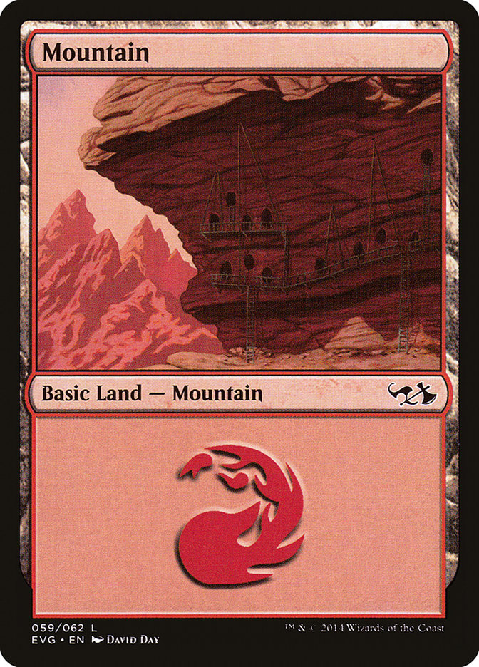 Mountain (59) (Elves vs. Goblins) [Duel Decks Anthology] | Exor Games Bridgewater