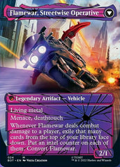 Flamewar, Brash Veteran // Flamewar, Streetwise Operative (Shattered Glass) [Universes Beyond: Transformers] | Exor Games Bridgewater