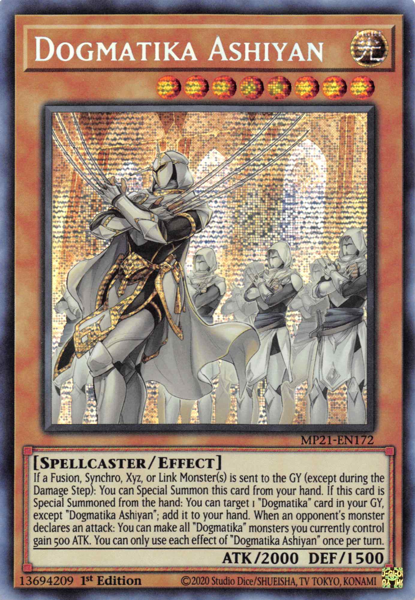 Dogmatika Ashiyan [MP21-EN172] Prismatic Secret Rare | Exor Games Bridgewater