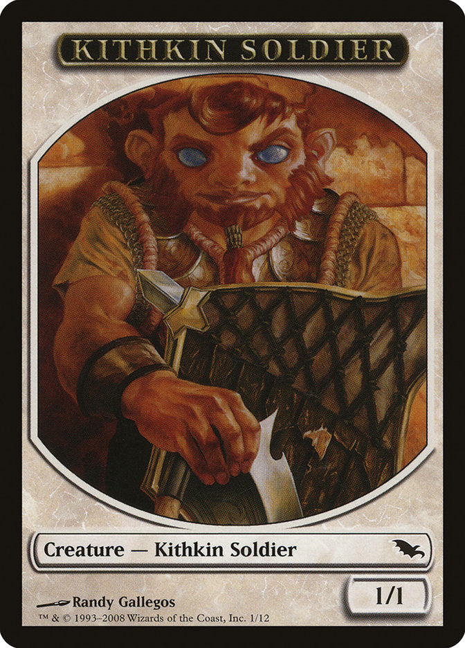 Kithkin Soldier [Shadowmoor Tokens] | Exor Games Bridgewater