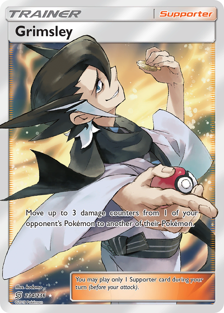 Grimsley (234/236) [Sun & Moon: Unified Minds] | Exor Games Bridgewater