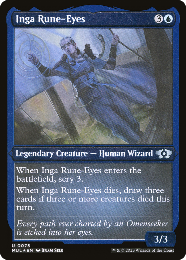 Inga Rune-Eyes (Foil Etched) [Multiverse Legends] | Exor Games Bridgewater