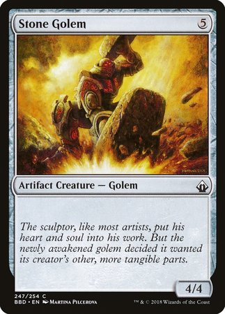 Stone Golem [Battlebond] | Exor Games Bridgewater