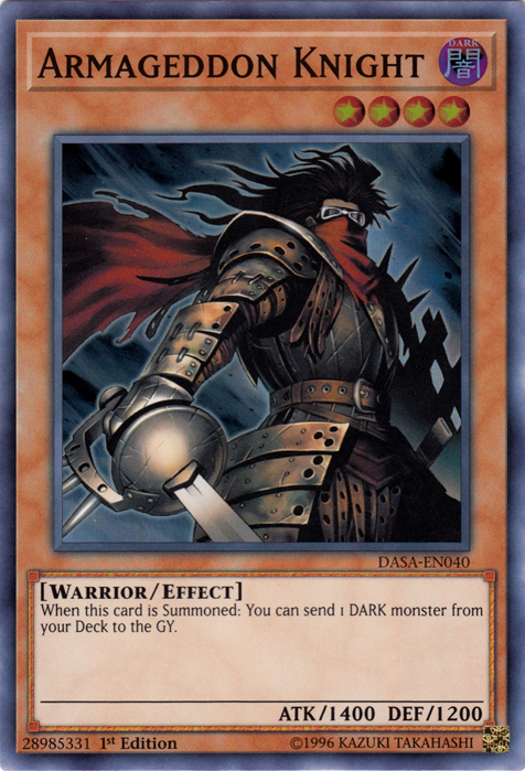 Armageddon Knight [DASA-EN040] Super Rare | Exor Games Bridgewater