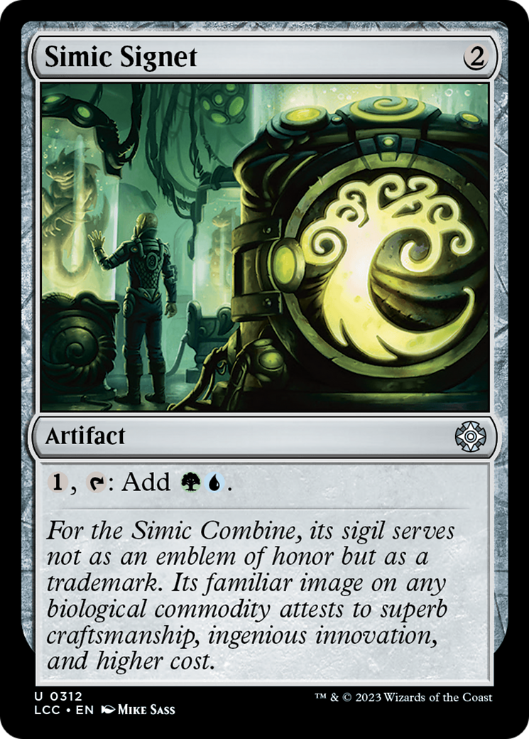 Simic Signet [The Lost Caverns of Ixalan Commander] | Exor Games Bridgewater