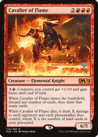 Cavalier of Flame [Core Set 2020 Promos] | Exor Games Bridgewater