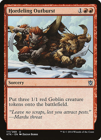 Hordeling Outburst [Khans of Tarkir] | Exor Games Bridgewater