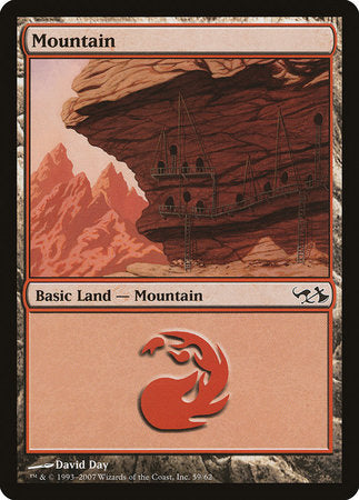 Mountain (59) [Duel Decks: Elves vs. Goblins] | Exor Games Bridgewater