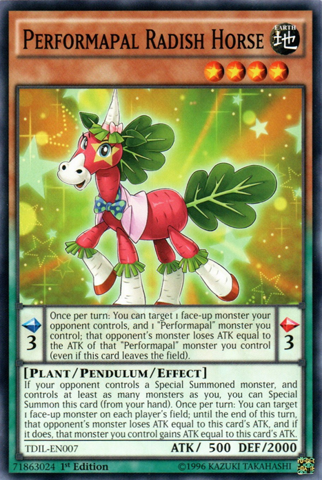 Performapal Radish Horse [TDIL-EN007] Common | Exor Games Bridgewater