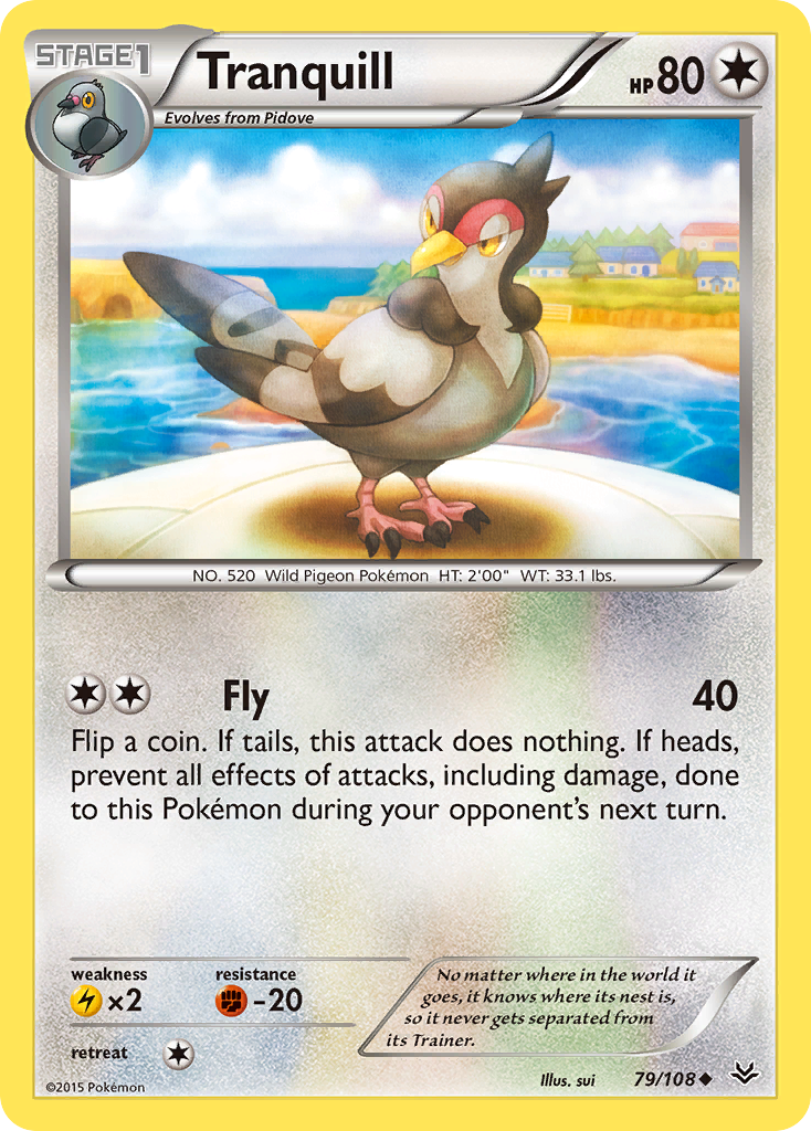 Tranquill (79/108) [XY: Roaring Skies] | Exor Games Bridgewater