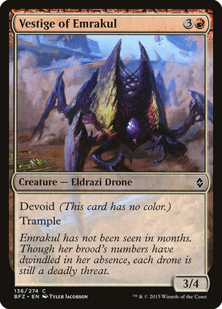 Vestige of Emrakul [Battle for Zendikar] | Exor Games Bridgewater