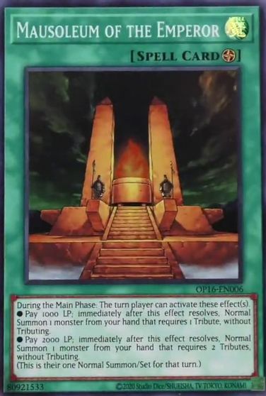 Mausoleum of the Emperor [OP16-EN006] Super Rare | Exor Games Bridgewater