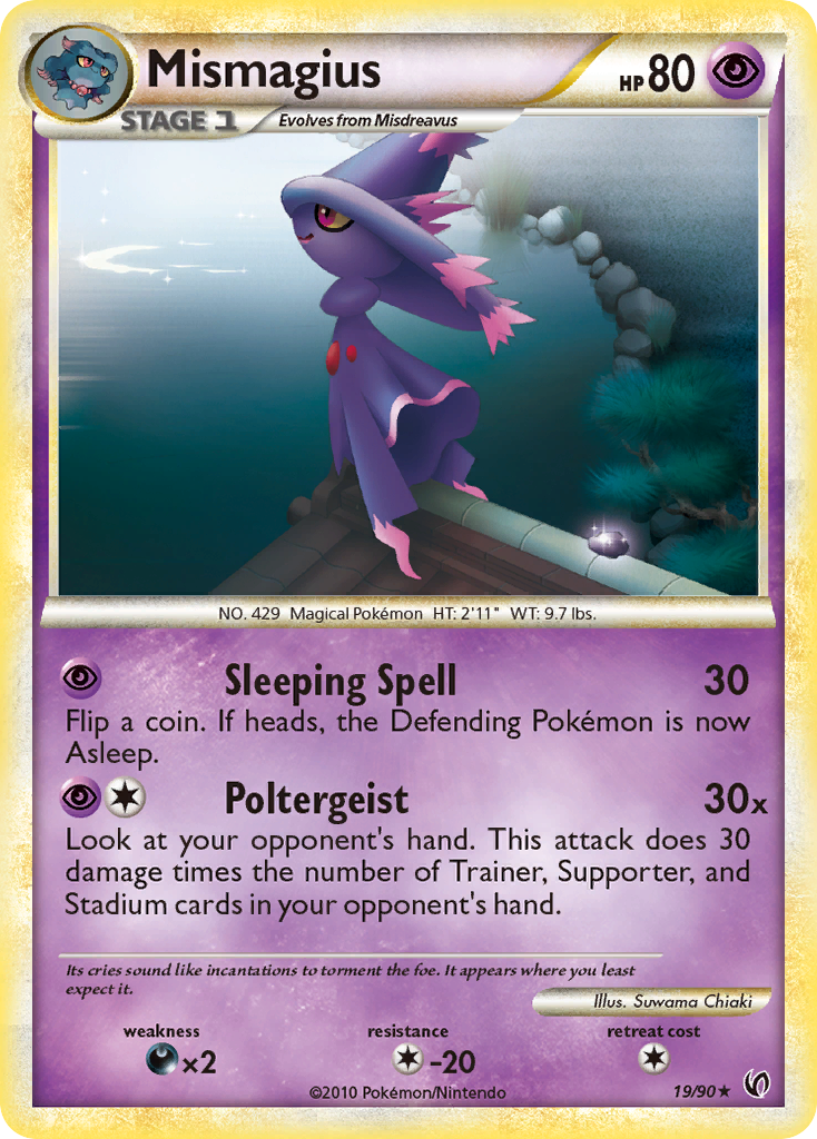 Mismagius (19/90) [HeartGold & SoulSilver: Undaunted] | Exor Games Bridgewater