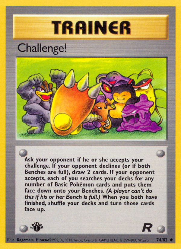 Challenge! (74/82) [Team Rocket 1st Edition] | Exor Games Bridgewater