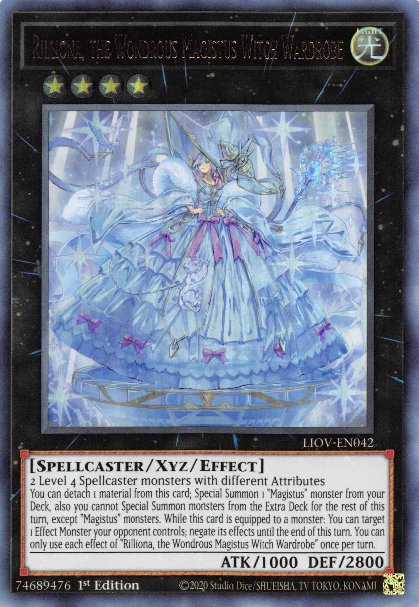 Rilliona, the Wondrous Magistus Witch Wardrobe [LIOV-EN042] Ultra Rare | Exor Games Bridgewater