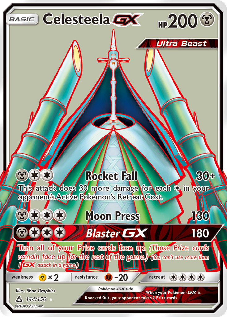 Celesteela GX (144/156) [Sun & Moon: Ultra Prism] | Exor Games Bridgewater