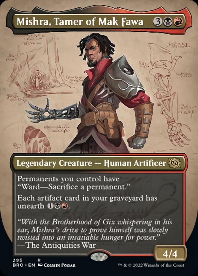 Mishra, Tamer of Mak Fawa (Borderless Alternate Art) [The Brothers' War] | Exor Games Bridgewater