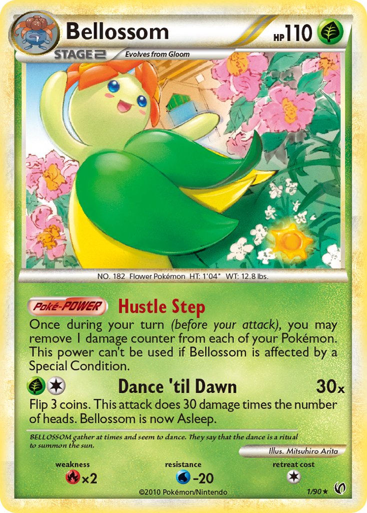 Bellossom (1/90) (Theme Deck Exclusive) [HeartGold & SoulSilver: Undaunted] | Exor Games Bridgewater