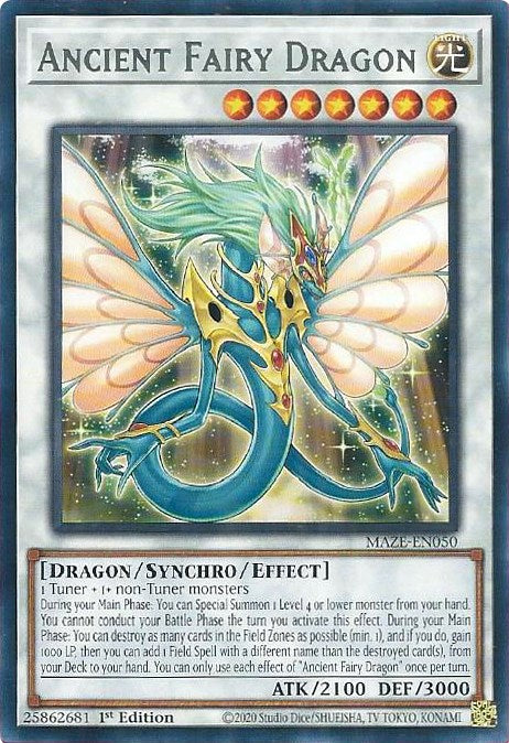 Ancient Fairy Dragon [MAZE-EN050] Rare | Exor Games Bridgewater