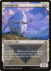 Makindi Ox (Showcase) [Zendikar Rising] | Exor Games Bridgewater