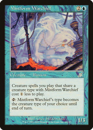 Mistform Warchief [Scourge] | Exor Games Bridgewater