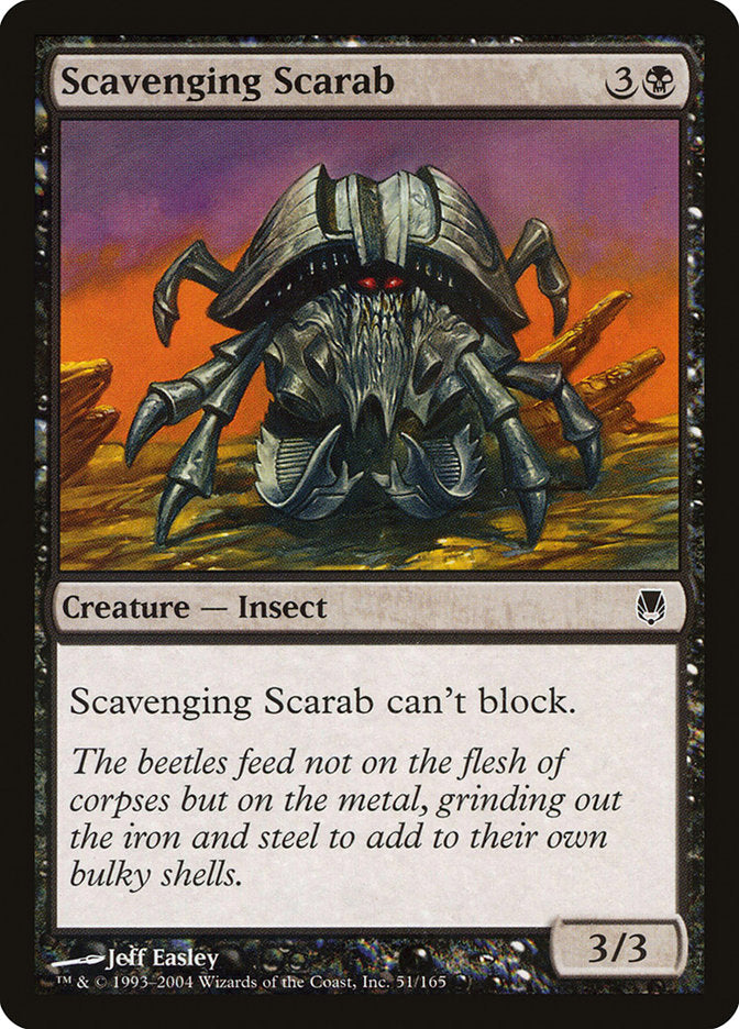 Scavenging Scarab [Darksteel] | Exor Games Bridgewater