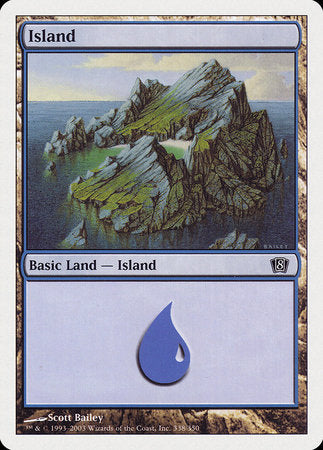 Island (338) [Eighth Edition] | Exor Games Bridgewater