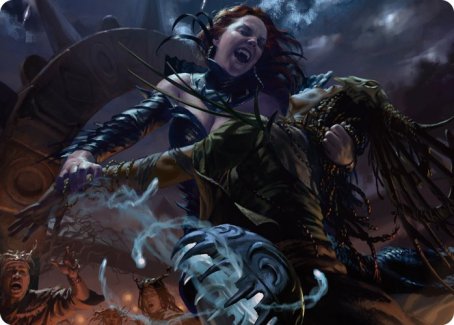 Olivia's Midnight Ambush Art Card [Innistrad: Midnight Hunt Art Series] | Exor Games Bridgewater