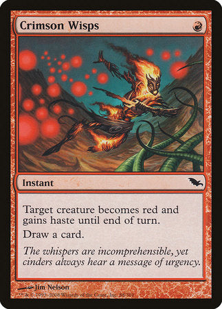 Crimson Wisps [Shadowmoor] | Exor Games Bridgewater