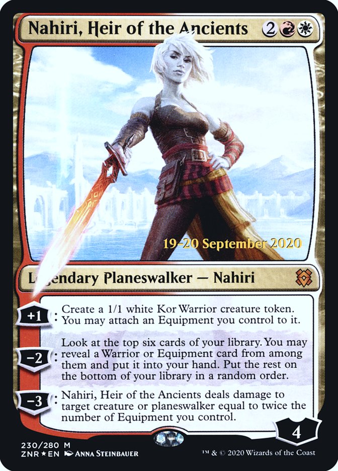 Nahiri, Heir of the Ancients  [Zendikar Rising Prerelease Promos] | Exor Games Bridgewater