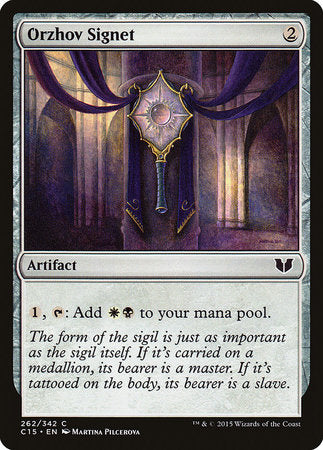 Orzhov Signet [Commander 2015] | Exor Games Bridgewater