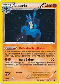 Lucario (80/113) (Cosmos Holo) [Black & White: Legendary Treasures] | Exor Games Bridgewater