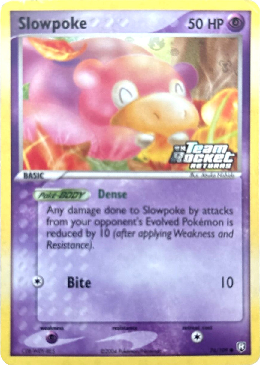 Slowpoke (76/109) (Stamped) [EX: Team Rocket Returns] | Exor Games Bridgewater