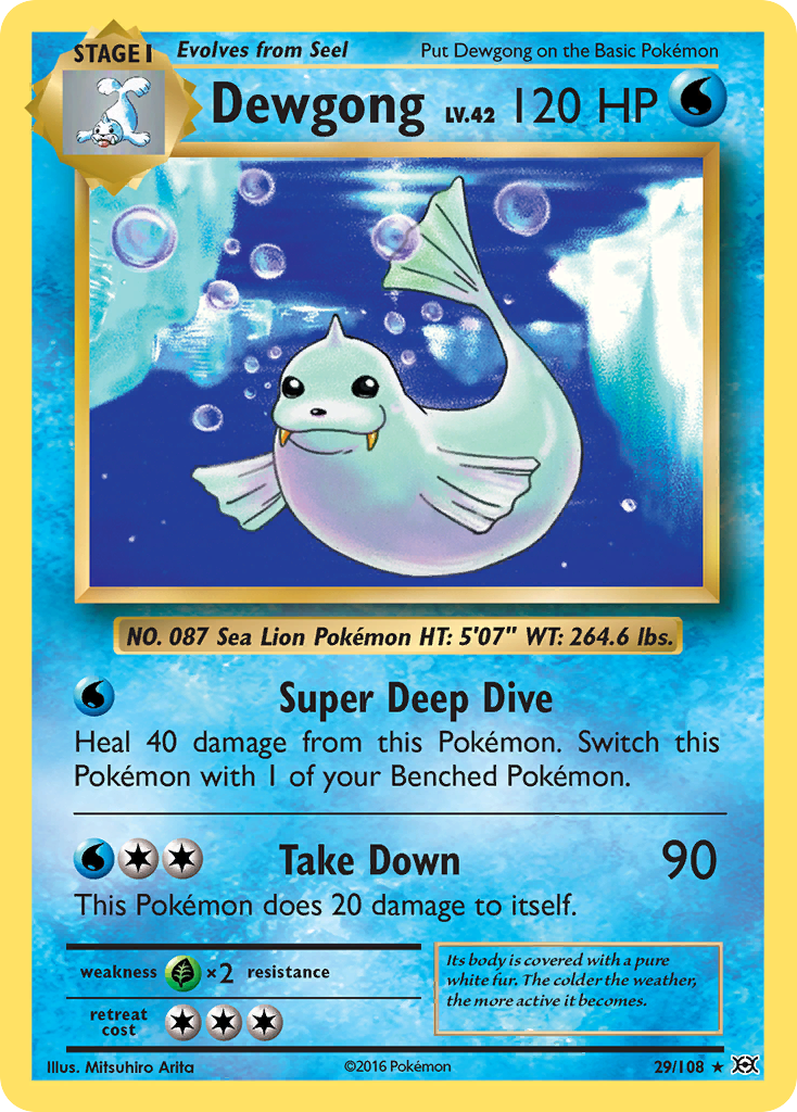 Dewgong (29/108) [XY: Evolutions] | Exor Games Bridgewater