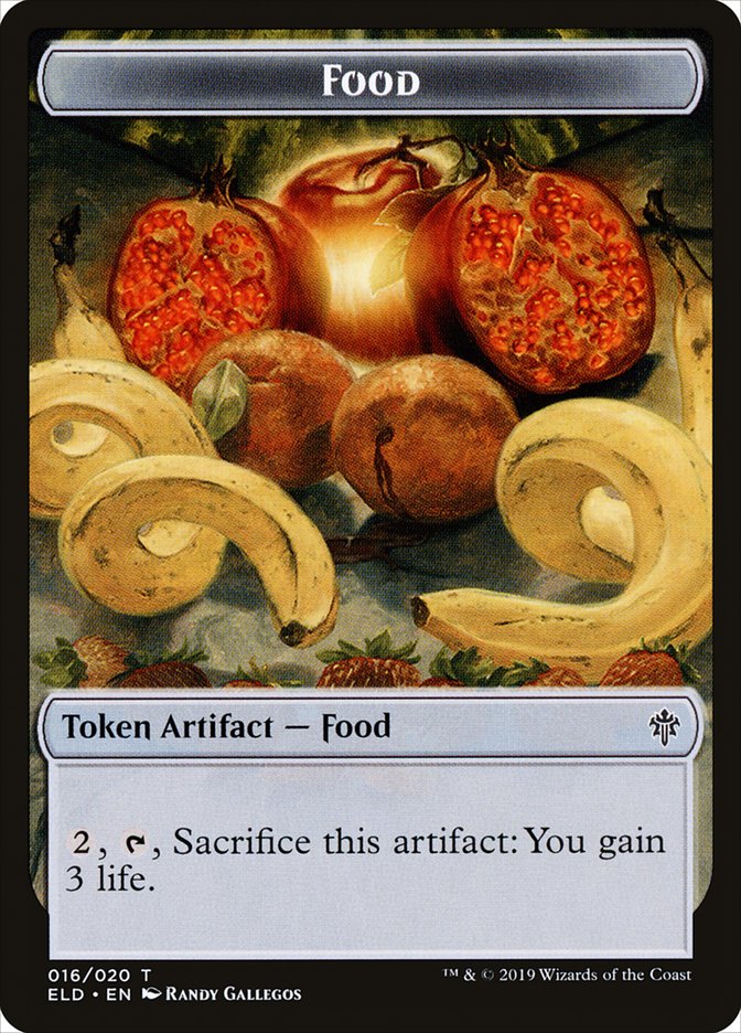 Food (016/020) [Throne of Eldraine Tokens] | Exor Games Bridgewater