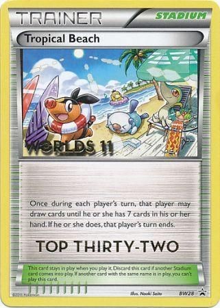 Tropical Beach (BW28) (Top 32) [Black & White: Black Star Promos] | Exor Games Bridgewater