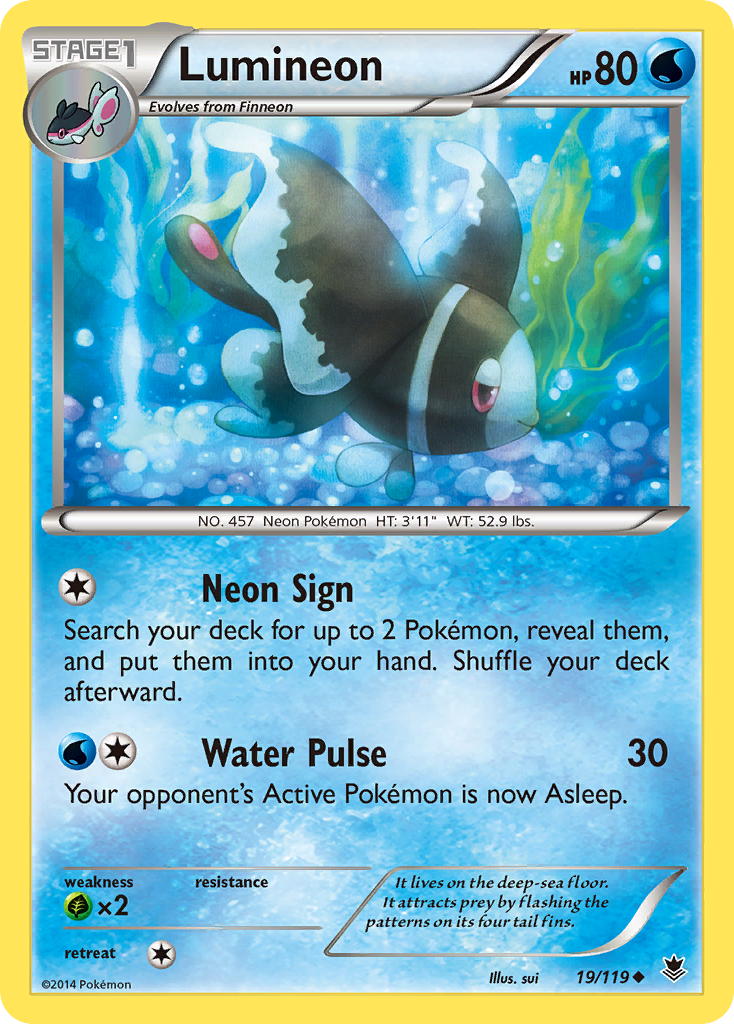 Lumineon (19/119) [XY: Phantom Forces] | Exor Games Bridgewater