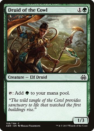 Druid of the Cowl [Aether Revolt] | Exor Games Bridgewater