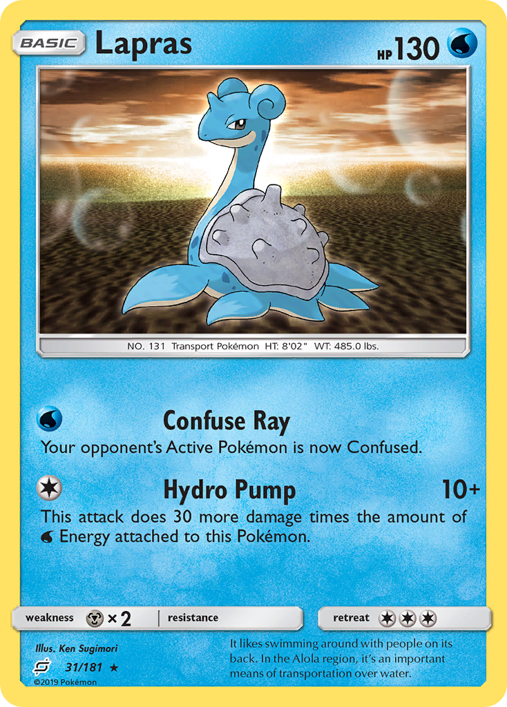 Lapras (31/181) [Sun & Moon: Team Up] | Exor Games Bridgewater