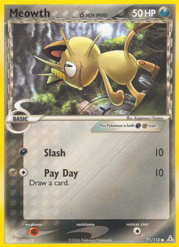 Meowth (71/110) (Delta Species) [EX: Holon Phantoms] | Exor Games Bridgewater