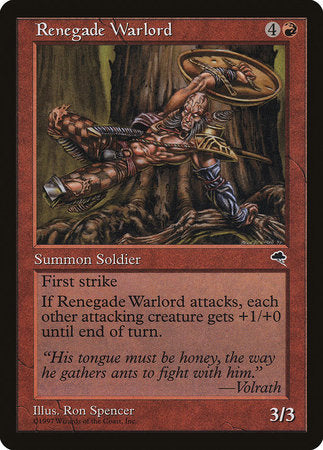 Renegade Warlord [Tempest] | Exor Games Bridgewater