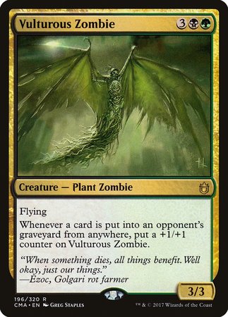 Vulturous Zombie [Commander Anthology] | Exor Games Bridgewater