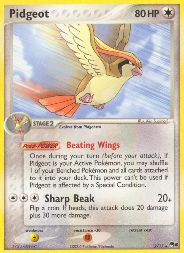 Pidgeot (2/17) [POP Series 2] | Exor Games Bridgewater